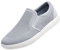 konhill Hombres Slip On Zapatos Entrenadores - Casual Transpirable Cómodo Malla Caminar Zapatos Vestido Sneaker Mocasines EU 42 Gris Claro