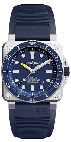 Bell & Ross Herren Analog-Digital Automatic Uhr mit Armband S7219702