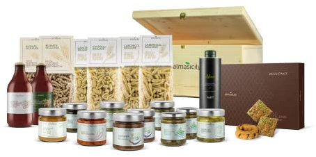 Almafruits| Caja Regalo Gourmet Siciliana Premium - Productos Típicos de Sicilia | La Despensa de Alma