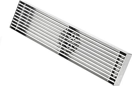 Bodenablauf, Duschrinne, Duschablaufrinne Mit Geruchsstop Und Haarfilter, Badezimmer Duschablauf Sehr Flach, Rechteckig Linear Bodenablauf Anti-Verstopfung Hofablauf,Type1