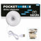 POCKETBREEZE USB Mini Luftbefeuchter & Aroma Diffuser, Ultraschall-Vernebler Humidifier weiß