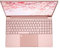 Laptop da 15,6 Pollici, Computer Portatile Full HD Rosa Bellissimo, Sistema Win11 con 16 GB di RAM, Impronte Digitali, 128 GB, 256 GB, 512 GB, 1 TB di Archiviazione, Notebook con Tastiera(16+128G-UE)
