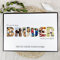 Bruder Geschenk Holzbild - Foto Geschenk - personalisierbar zum Hinstellen/Aufhängen optional beleuchtet Weihnachtsgeschenke Für Bruder, Geschenk Für Bruder, Grosser Bruder - personalisierte Geschenke