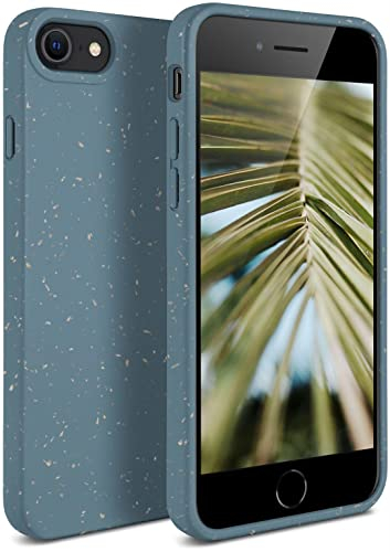 ONEFLOW Sama Sama Case kompatibel mit iPhone 7/8 / SE (2020/2022) – Nachhaltige Handyhülle aus Pflanzenfasern, Hülle biologisch abbaubar ohne Plastik, vegan und umweltfreundlich – Petrol