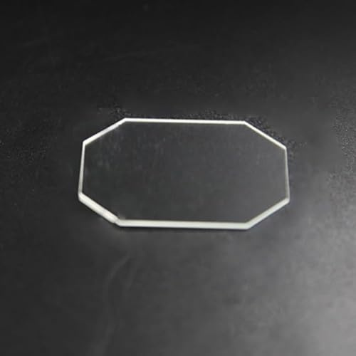 Generisch Strahlteiler, optisches Prisma, 45°-Teilungsverhältnis, 50%: 50% Bildkonvertierung, halbtransparent, halbreflektierend (Größe : 58x44x0.8mm)