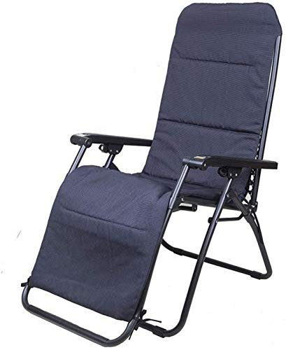 ANIFM Leichte Sonnenliege, Campingstühle, Lounge-Stuhl, atmungsaktiv, 156°-Winkel, Terrasse, Garten, Campingplatz, tragbarer Klappstuhl, Kissen erhältlich Comfortable Anniversary