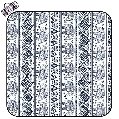 EUPXRHY Picknickdecke 300x300, Picknickdecke Wasserdicht & Isoliert, 3 Schichten Verdickt Picknick Decke mit Aluminiumfolie, XXL Picknick Decke Für Picknick, Strand, Camping, Waschbar,H,300X300cm