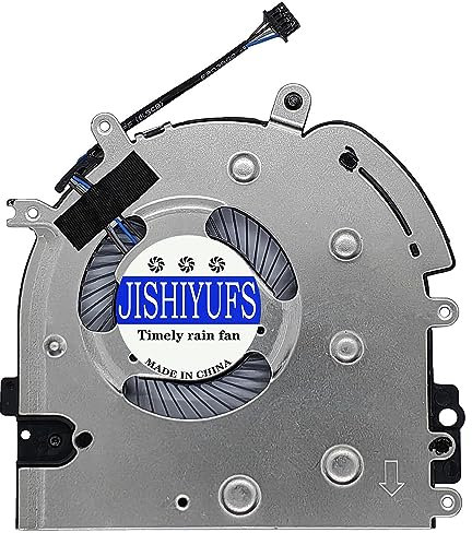 JISHIYUFS Remplacement Nouveau CPU Ventilateur de Refroidissement pour HP EliteBook 745 G5 745 G6 840 G5 840 G6 850 G5 850G6 845G5 845G6 ZBOOK 14U G5 15U G5 15U G6 NS85C10-18J12 EG75050S1-C010-S9A 5V
