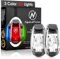 Apace Vision LED Safety Light (2 Pack) with Bonus Items – Clip On Strobe/Running Lights for Runners, Dogs, Bikes, Walking and More