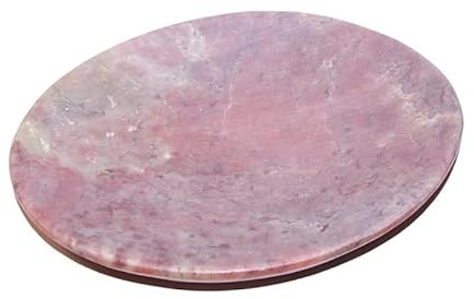 Porte-Savon Marbre et Stéatite Ovale Beige et Rose