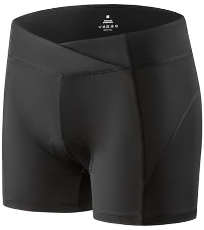 Homord Fahrradunterhose Damen, Radlerhose Damen Gepolstert Atmungsaktiv Fahrradhose Shorts MTB Radunterhose Kurz Radsportunterwäsche Radsport Unterhose für Damen-XL