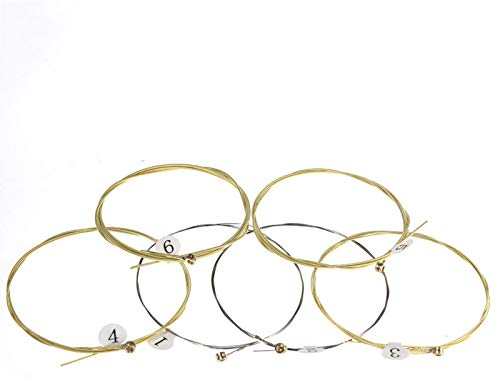 Facynde 6 St Gitarrensaiten Konzertgitarre, Saiten für Klassische Gitarre Premium Nylon-Saiten für Akustikgitarre und Klassische Gitarre