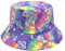 Eigso Vintage Fashion Sommer Strand Outdoor Eimer Hut für Frau Mann Unisex Pilz Paint Rock Disco Fischer Sonnenhut für Frauen Männer