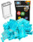 CMC imports 15 x Panel Klemmbausteine Wand Element 1x2x3 Noppen Paneel Fenster Verkleidung City Gebäude Stadt 875444 versch. Farben (Aqua Blau Transparent / 190)
