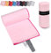 Wowtowelz kompaktes Mikrofaser Handtuch, Reisehandtuch, Sport- Fitnesshandtuch, Strand- Badetuch, leicht u. schnelltrocknend, (Pink, 90 x 60 cm)