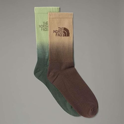 THE NORTH FACE NF0A8CMSBO2 EVERYDAY CREW SOCK DIP DYE - 2P Socks Herren Khaki Stone/Smokey Brow Größe S