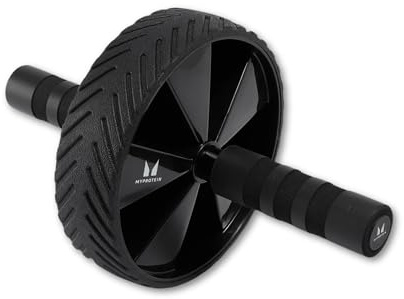 Myprotein Ab Roller & Mat Set – Dual-Wheel Ab Exercise Equipment for Core & Abs Workout – Abdominal Fitness Roller with Knee Mat for Home Gym Training