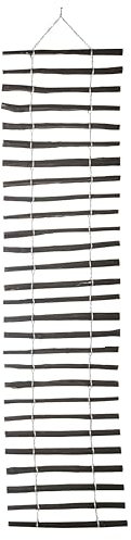 BOGATECO Treillis en noisette pour plantes grimpantes | 50 x 200 cm noir | Tuteur en bois parfait pour le jardin, le balcon et la terrasse | Treillis brise-vue | 2 tailles au choix |