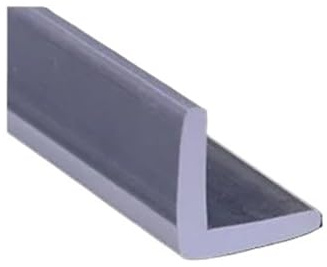 Transparente Dichtungsleiste Glaswinkel-Eckenschutz, Kollisionsvermeidungsdichtung, Silikon-Dichtungsstreifen, Stange 16 mm x, 12 2, 1 m, transparent(10mm x 10mm)