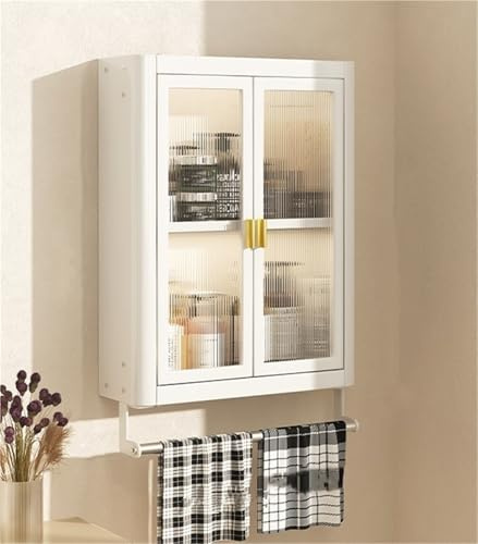 Wall-Mounted Metal Shelf Bed for Bathroom - Space-Saving Over-Toilet Storage Floating Kitchen Bed with Adjustable Shelves for Living Room and Bathroom.