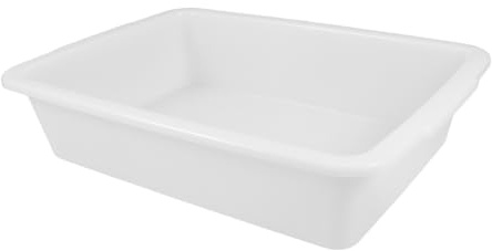 Healeved Baño para pájaros - Bandeja de plástico de 35,5 x 25,4 cm para Loros - Accesorios de Limpieza para Mascotas, bañera para Mascotas, bañera para Palomas, Bandeja para Jaula de pájaros, Color