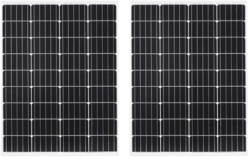Runheo Panneaux Solaires Aluminium pour Jardin Terrasse et Balcon, Kit Photovoltaïque Durable, Facile à Installer, Résistant aux Intempéries, Idéal pour Autonomie Électrique Extérieure