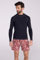 Mountain Warehouse Mens Long Sleeves Rash Vest - Quick Drying Rash Guard, Prevents Chafing, UPF50+ Sun Protection with Flat Seams - Spring Summer, Swimming & Surfing Black S
