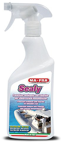 Mafra Sealy, Konzentriertes Polarlite Polierschutzmittel für Schlauchboote mit Wasserabweisender Wirkung, schützt Gummiertes Gewebe und Verhindert Alterung und Vergilbung, Größe 500ml