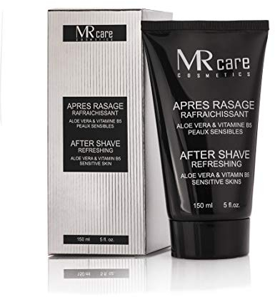 MR Care Cosmetics After Shave 150 ml - Beruhigender Balsam nach der Rasur, mit Aloe Vera und Vitamin B5, sportlicher Duft, Gesichtspflege, Hautpflege