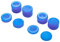 OcioDual 8 Tapones para Pulgares Compatible con Joysticks Analógicos Mando PS5/PS4/Slim/PRO Azul Protectores de Silicona Goma L3 R3