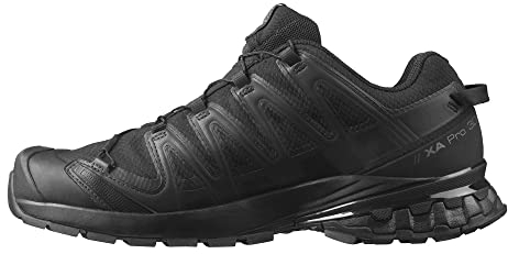 Salomon XA Pro 3D V8 Gore-Tex (wasserdicht) Herren Trailrunning-Schuhe, Schwarz (Black/Black/Black), 47 1/3 EU