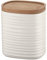 Guzzini Tierra Barattolo, Post Consumed Recycled Poliestereastic, Bamboo, Bianco Latte, M