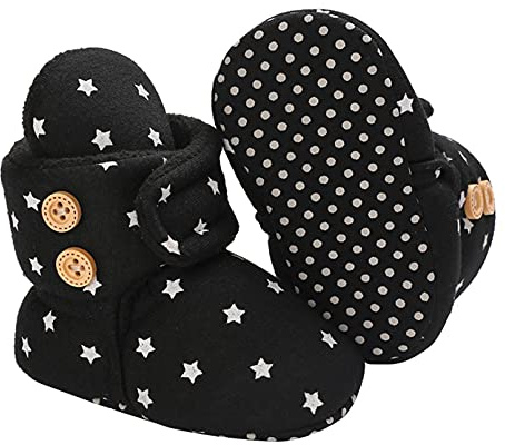Stivaletti Neonato, Stivaletti Bambine Stivali Invernali per Neonato Unisex Scarpe Primi Passi Bambina Inverno Caldo Fondo Morbido Carina Stivali Anti Scivolo Stivali 0-18 Mesi