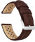 Barton Racing Horween-Lederarmband, Schnellverschluss 18 mm, 19 mm, 20 mm, 21 mm, 22 mm, 23 mm und 24 mm 22mm schokoladenbraun