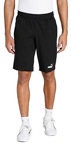 PUMA ESS Jersey Shorts┃Laufshorts für Herren, Schwarz, M