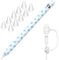 NIUTRENDZ Cow Print Case for Apple Pencil 1st Generation Case Cover Silicone Protective Sleeve Accessories with Apple Pencil Tips Cover & Cable Adapter Tether (Blue)