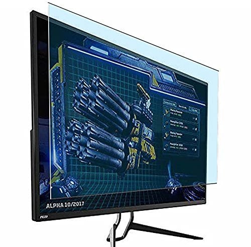 Vaxson 2-Pack Anti Blue Light Screen Protector, compatible with Pixio Monitor PX329 32, TPU Guard Film Protectors Sticker [NOT Tempered Glass Case Cover ]