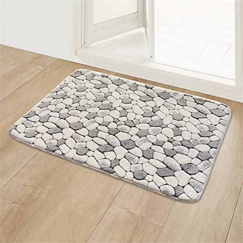 Samt-Türmatte 40 x 60 cm Anti-Rutsch-Fußmatte Schmutzfänger-Türmatte Innen Türmatte Eingangsvorleger für Innen, Küche, Vorder- und Hintertür