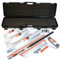 SET: 3 x Flächenspachtel (350mm, 550mm, 800mm)+ Aluminium Teleskopstange + Stielaufnahme + Rollspachtel + Koffer - Made in EU