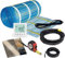 Flexithermo™ Plus elektrische Fußbodenheizung Komplett-Set I Heizleistung: 200 W/m² (7,0m x 0,5m; 3,5m²) Fußbodenheizung elektrisch für Böden aller Art I inkl. Digital-Thermostat mit Wochenprogramm