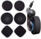 Voarmaks Kit di 3 paia di cuscinetti auricolari in schiuma, compatibili con cuffie Koss Portapro Porta Pro Porta Pro Ksc75 Ksc35 (lussuosi set/kit neri)