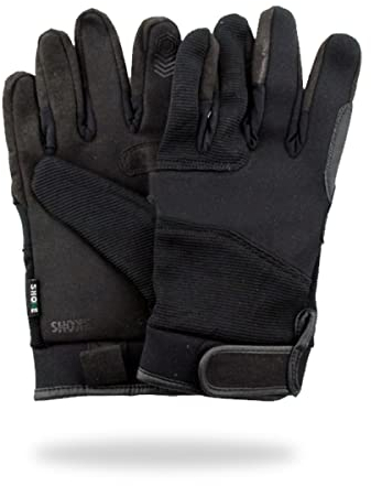 SHOKE - Guantes anticortes neopreno policiales nivel 5 - Guantes de trabajo para las Fuerzas y Cuerpos de Seguridad - Protección de kevlar en la palma y pulgar - Resistencia al corte por cuchilla M