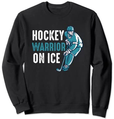 Hockey Warrior On Ice - Eishockey Sport Sweatshirt