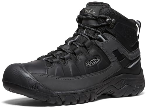 KEEN Herren Targhee 3 Mid Waterproof Wanderstiefel, Triple Black, 44 EU