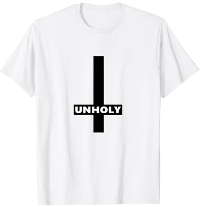 Umgedrehtes Kreuz Unholy Inverted Cross T-Shirt