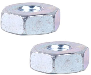 Comcapy 10 Uds Tuercas de Barra de Herramientas for Stihl MS 180 250 381 361 440 660 Motosierra 0,87 Pulgadas M8 Juego de Piezas de Repuesto de Metal Plateado