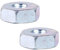 Comcapy 10 Uds Tuercas de Barra de Herramientas for Stihl MS 180 250 381 361 440 660 Motosierra 0,87 Pulgadas M8 Juego de Piezas de Repuesto de Metal Plateado