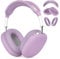 VISOOM Case for Airpods Max Headphones, Soft Silicone Protective Cover for Apple Airpod Max Accessories Cases(Purple)