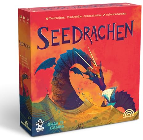 Wonderbow Seedrachen Brettspiel • Polyomino-Legespiel mit Drachen für die ganze Familie • Für Erwachsene & Kinder ab 8 Jahren (Deutsch), 2-5 Spieler