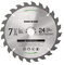 Lame HUIOP Lame de scie circulaire 7-1/4'' (185MM) Lame de scie circulaire à bois à pointe en carbure de tungstène 24 dents avec arbre de 20 mm pour la coupe du bois Vitesse maximale 7000 tr/min Direc